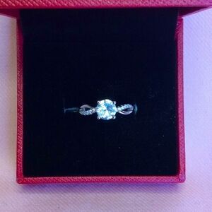 GRA Moissanite Certified w/COA Solitaire ADJ Ring